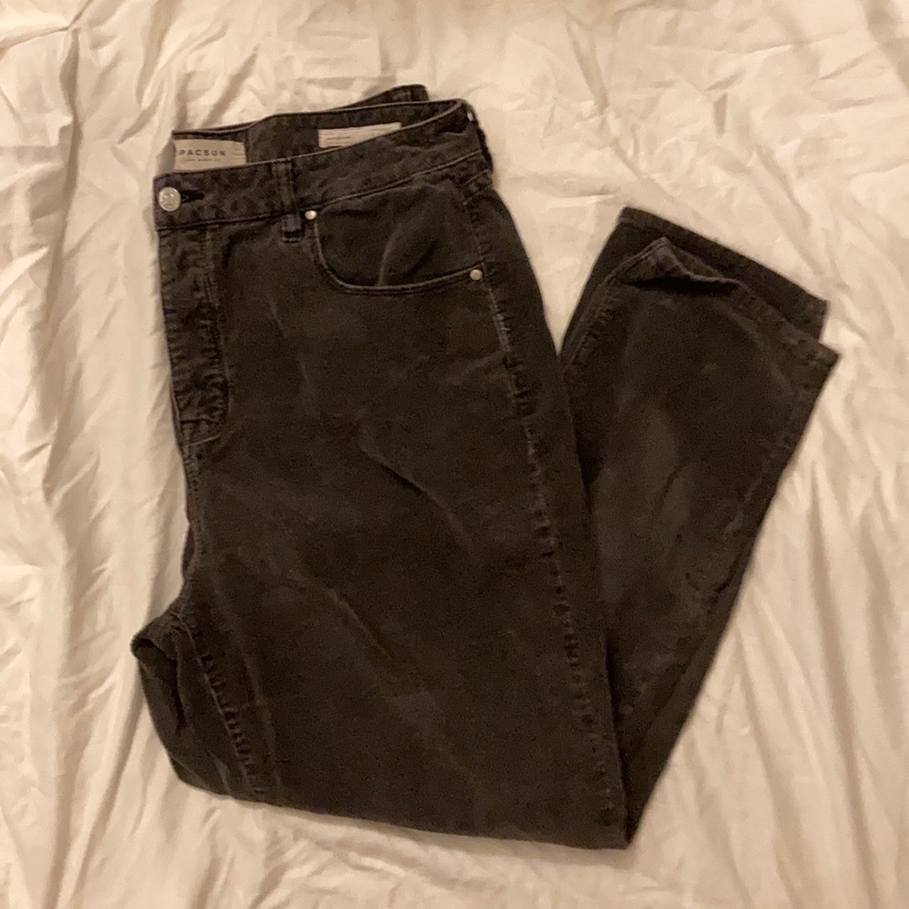 Gray Vintage Icon Corduroy Denim